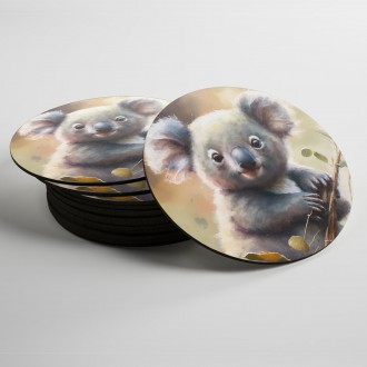 Coasters Watercolor koala