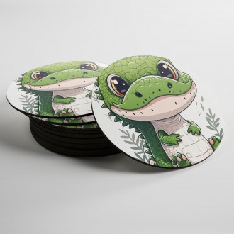 Coasters Little crocodile