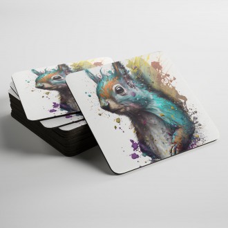 Coasters Graffiti squirrel
