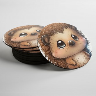 Coasters Little hedgehog