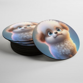 Coasters Cute dog