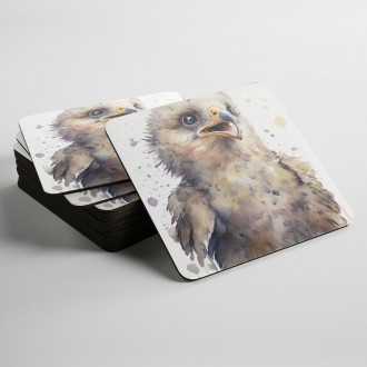 Coasters Watercolor eagle