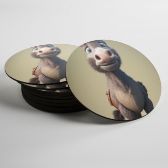 Coasters Animated donkey
