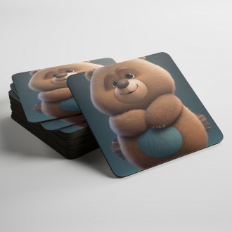 Coasters Animated bear