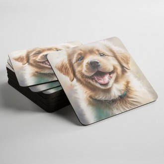 Coasters Watercolor dog