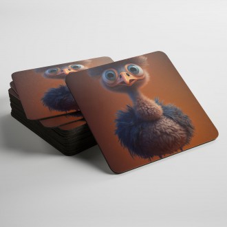 Coasters Cute ostrich