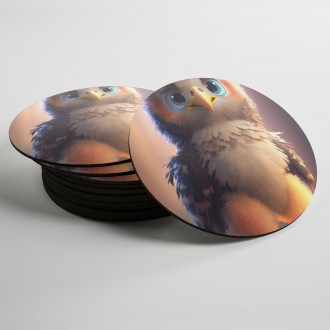 Coasters Cute eagle