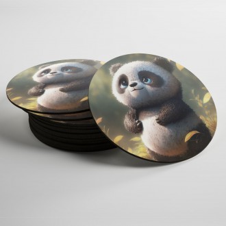 Coasters Cute panda