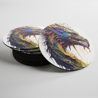 Coasters Graffiti dragon