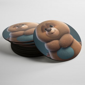Coasters Animated bear