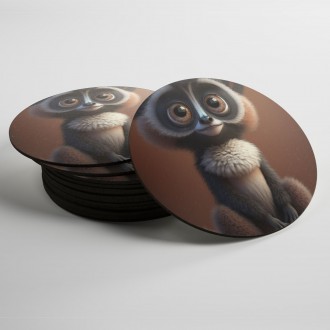Coasters Animated lemur