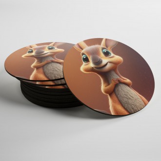 Coasters Animated kangaroo