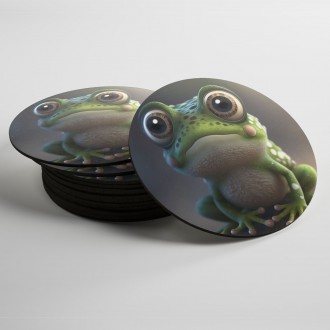 Coasters Cute frog