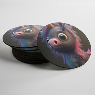 Coasters Animated unicorn