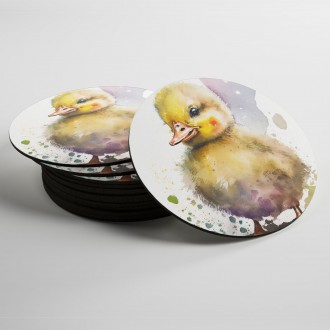 Coasters Watercolor duck