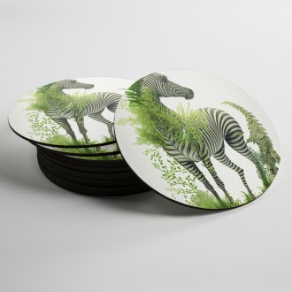 Coasters Natural zebra
