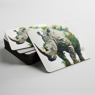 Coasters Natural rhinoceros