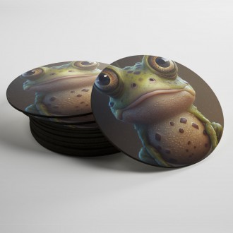 Coasters Animated frog