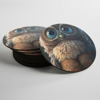 Coasters Animated owl