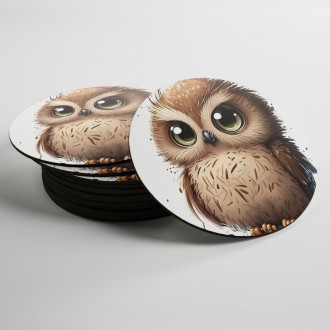 Coasters Little owl