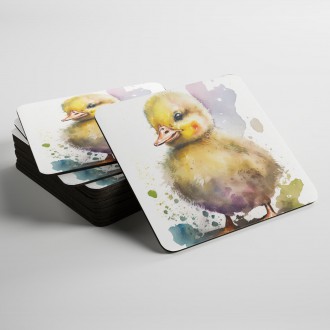 Coasters Watercolor duck