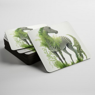 Coasters Natural zebra
