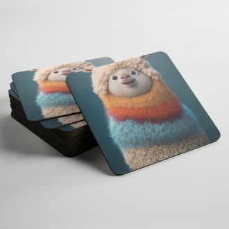 Coasters Rainbow sheep