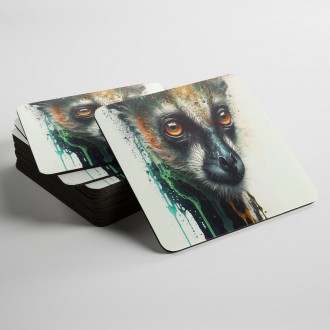 Coasters Graffiti lemurs