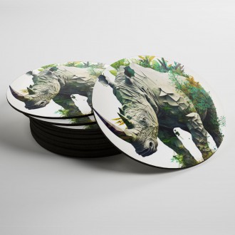 Coasters Natural rhinoceros