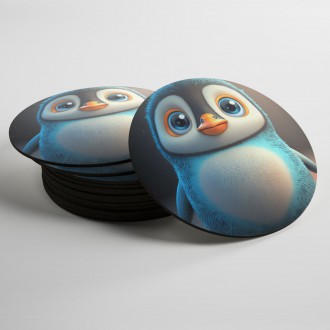 Coasters Cute penguin