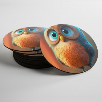 Coasters Cute owl