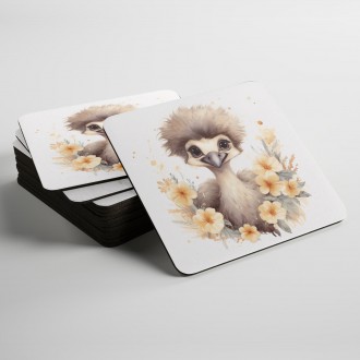 Coasters Baby ostrich in flowers