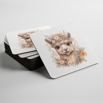 Coasters Baby camel in flowers