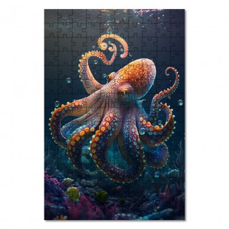 Wooden Puzzle Adult octopus