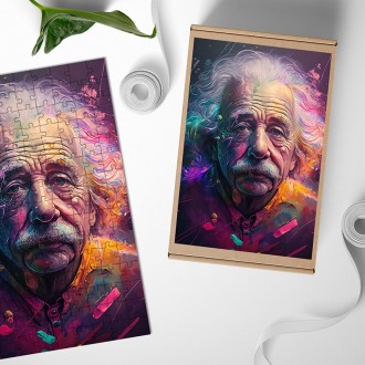 Wooden Puzzle Albert Einstein
