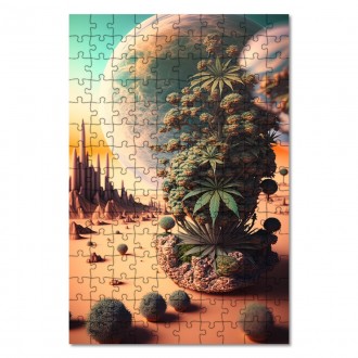 Wooden Puzzle Green dream