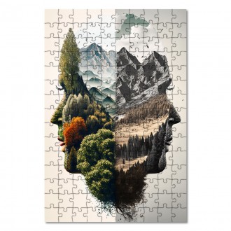 Wooden Puzzle Dreaming about nature