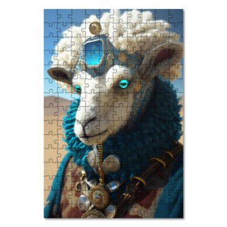 Wooden Puzzle Alien race - Sheep
