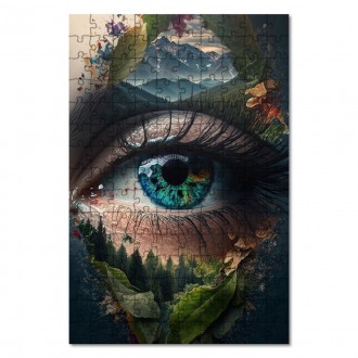 Wooden Puzzle View of nature 4