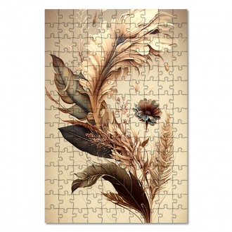 Wooden Puzzle Flower collage 2