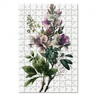 Wooden Puzzle Flower herbarium
