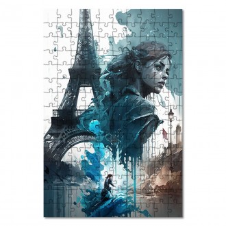 Wooden Puzzle Memory of Paris