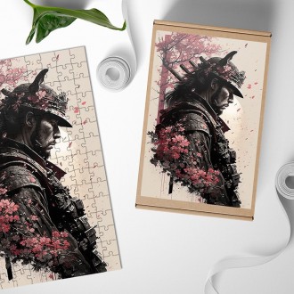 Wooden Puzzle Japanese soldier