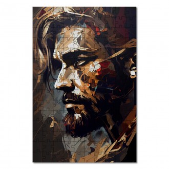 Wooden Puzzle Oil painting - Man