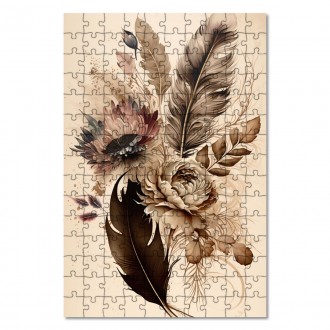 Wooden Puzzle Flower collage 7