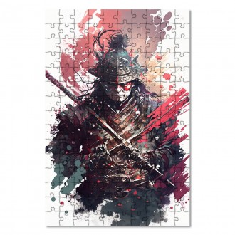 Wooden Puzzle Warrior Samurai