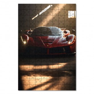 Wooden Puzzle Ferrari