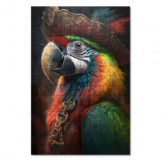 Wooden Puzzle Parrot Pirate 2