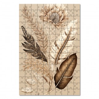 Wooden Puzzle Flower collage