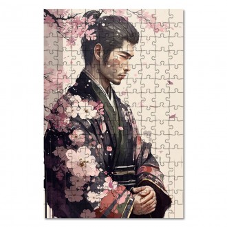 Wooden Puzzle Japanese man